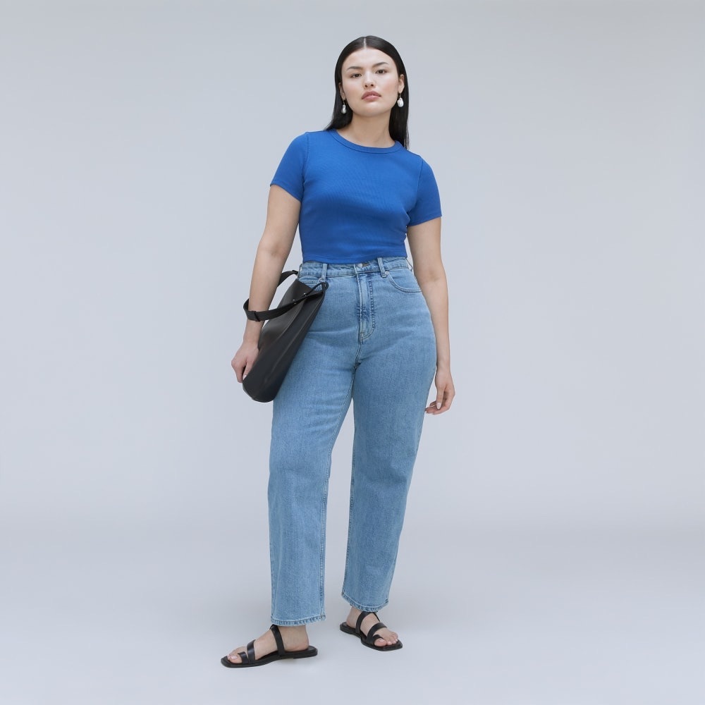 Everlane Jeans The Way High Rise Straight Leg Size 29 Organic Cotton